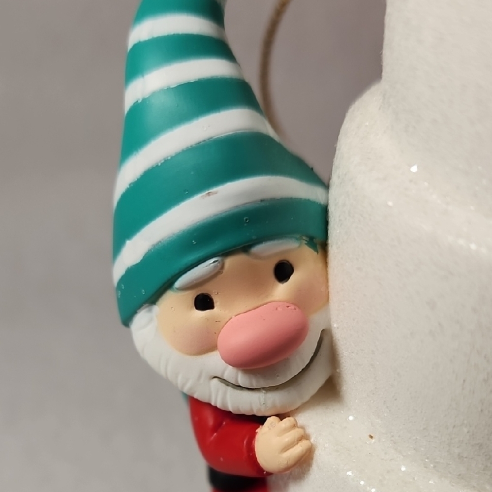 Hallmark NEW Festive Gnome and Snowman Ornament CLEARANCE - Picture 5 of 12